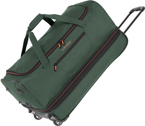 Travelite Basics Wheeled Duffle 70cm Expandable Dark Green