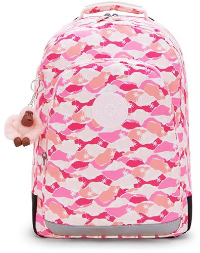 Kipling Class Room Rugzak Pink Palm