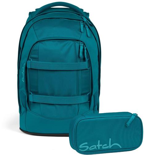 satch Schoolrugzak Pack Deep Petrol