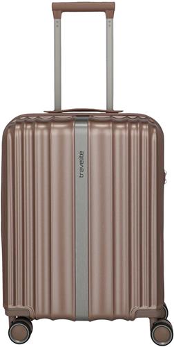 Travelite Paros S 4-wiel trolley 37L cappuccino