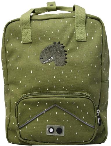 Trixie Rugzak - Mr. Dino - Schooltas Waterafstotend - Boekentas voor Kind - Voor Jongens en Meisjes - Ook geschikt als Gymtas - Groen