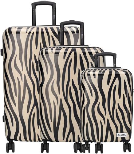 Zebra Trends Travel Kofferset - 3 Koffers - Trendy Print - Sterk & Trendy - Zebra Trends