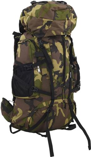 vidaXL - Wandelrugzak - 100 - L - camouflage - oxford - stof - groen