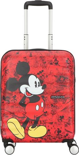 American Tourister Reiskoffer - Wavebreaker Disney spinner (4 wiel) 55 cm - handbagage - Mickey comics Red - 36 l