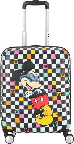 American Tourister Reiskoffer - Wavebreaker Disney Spinner (4 wiel ) 55 cm - handbagage - Mickey Check - 36 l - 2.6 kg