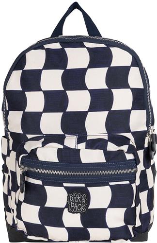 Pick & Pack Rugzak Birds Backpack 10L Check It Out Navy Veelkleurig