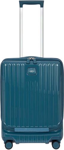 BRIC'S met laptopvak Positano Trolley Sea Green Blauw 50cm