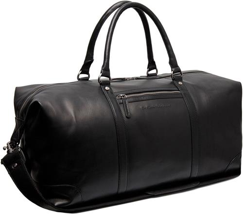 Leren Weekendtas Zwart Cavoli