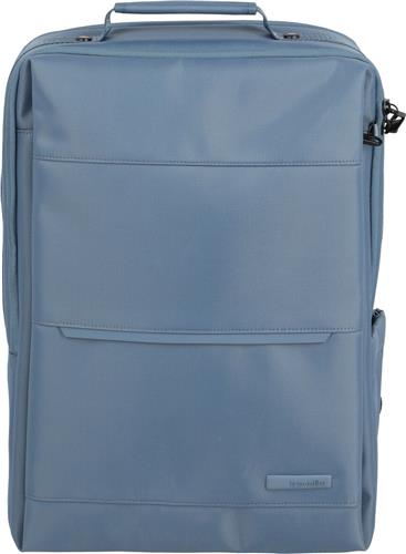 travelite Vrije tijd rugzak Rugzak met laptopvak Workfloow Backpack 18L Denimblue Blauwgrijs