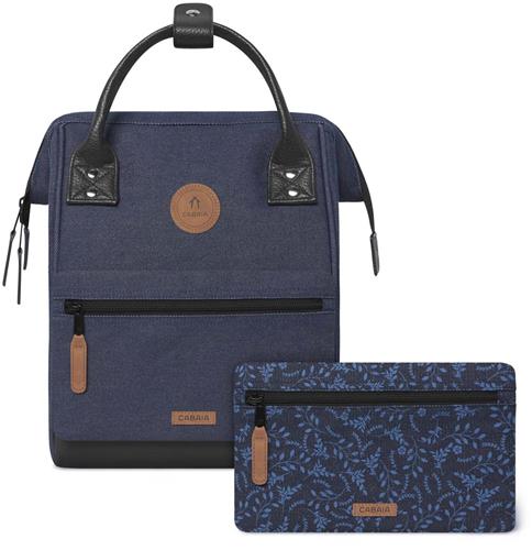 CABAIA vrije tijd rugzak rugzak met laptopvak Adventurer Denim Backpack 10L Namur donkerblauw