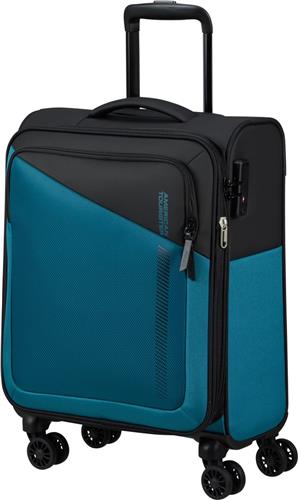 American Tourister Reiskoffer - Daring Dash Spinner S 55/23 Uitbreidbaar - Black Lime - 2.5 kg