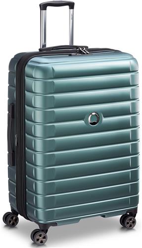 Delsey Shadow 5.0 4 Wheel Large Trolley 75 cm Expandable Green
