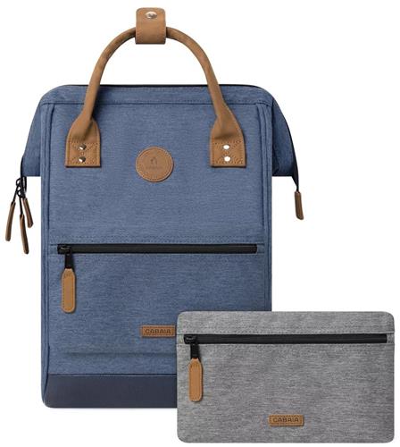 Cabaia laptoprugzak / Rugtas / Schooltas - 13 inch - Adventurer Medium - Blauw