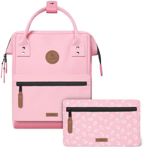 CABAIA vrije tijd rugzak rugzak met laptopvak Adventurer Denim Backpack 10L Saint Malo roze