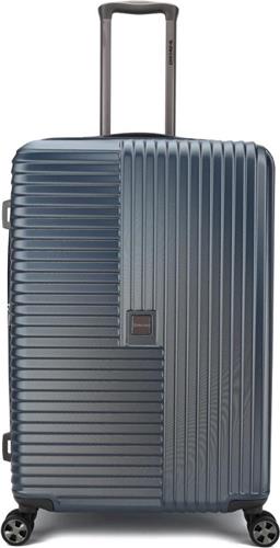 Decent Tourister Grote Koffer - 76 cm -97/118 Liter - Expandable - TSA Slot - Blauw