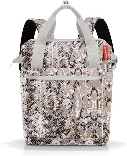 Reisenthel Allrounder R Schouder/ Rugtas - 12L - Snake Sand Beige