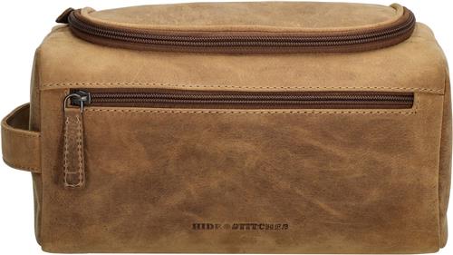 Hide & Stitches Idaho Toilettas - Bruin - 100% Leer