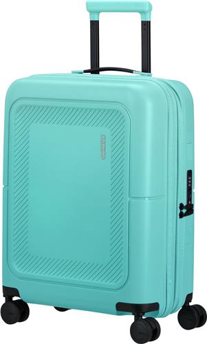 American Tourister Reiskoffer - DashPop spinner 55 cm(4 wielen) handbagage - Uitbreidbaar -2.5 kg - Aqua Sky - 47 l