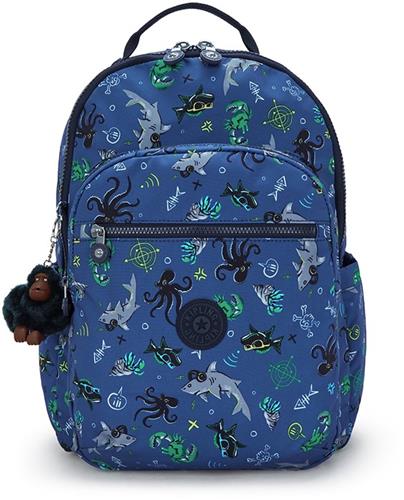 Kipling Seoul Lap 15 Rugzak Undersea Party