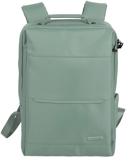 travelite Vrije tijd rugzak Rugzak met laptopvak Workfloow Backpack 18L Sage Mintgroen