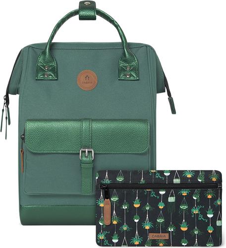 CABAIA vrije tijd rugzak rugzak met laptopvak Adventurer Hiker Backpack 18L Leon donkergroen