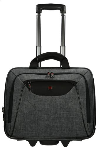 Enrico Benetti Frankfurt 75009 Laptop trolley 17 inch - Grijs