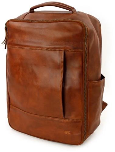 Bear Design Odin Leren Laptoprugzak - 15,6 inch - Cognac