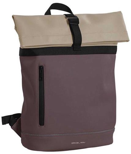 Daniel Ray Rockhampton Rolltop Rugtas Waterproof PU Oud Paars