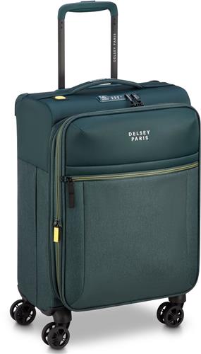 Delsey Brochant 3 - 55 cm Vergrootbare Handbagagekoffer - 40L - Pine Green