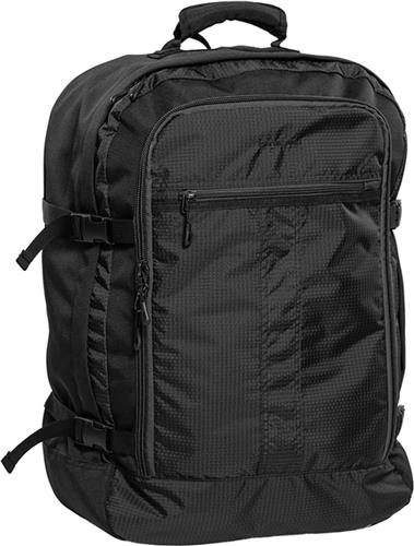 Daniel Ray Meridian Cabin Rugzak - Rugtas ideaal voor Handbagage - 44 Liter- Lichtgewicht 48x29x20 cm - Zwart