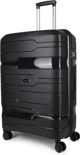 Decent ONE-CITY Large Koffer - 76 cm - TSA slot - Zwart