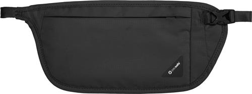Pacsafe Heuptas - 26 x 13 x 0,5 cm - Veelzijdige Tas - RFID-blokkerend - Crossbody - Buideltasje - Zwart