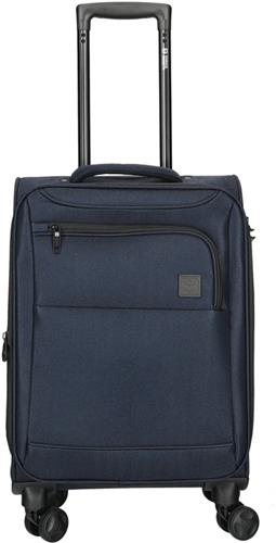 Enrico Benetti Handbagage koffer / Trolley - 55 x 35 x 20 cm - Oakville - Blauw