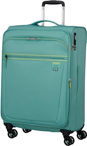 American Tourister Reiskoffer - Aerospin SpinnerM uitbreidbaar - Dusty Turquoise - 2,5 kg
