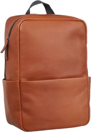 Leonhard Heyden Laptoprugzak / Werktas / Rugtas - 15 inch - Leer - Hamburg - Cognac