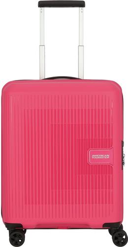 American Tourister Aerostep Spinner 55 / 20 EXP TSA Trolley Pink Flash Roze 56cm