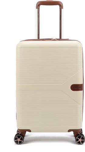 Decent Stella Handbagage Koffer - 55 cm - 37 Liter - TSA Slot - Gebroken wit