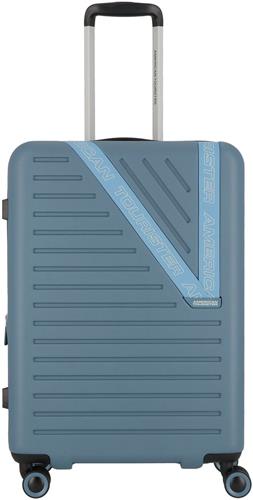 American Tourister Trolley Dynabelt Spinner 67 / 24 Exp TSA Rainstorm Blue Blauwgrijs 66cm