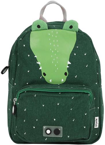 Trixie Rugzak - Mr. Crocodile - Schooltas Waterafstotend - Boekentas voor Kind - Voor Jongens en Meisjes - Geschikt als Gymtas - Groen