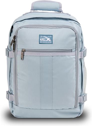 CabinMax Metz Reistas  Handbagage 24L Wizz Air  Rugzak Transavia  Schooltas - 40x30x20 cm  Compact Backpack  Lichtgewicht  Aspen Blue