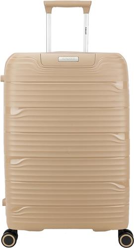 Decent Explorer Middel Grote Koffer 66 - Reiskoffer 68 liter - TSA slot - Champagne