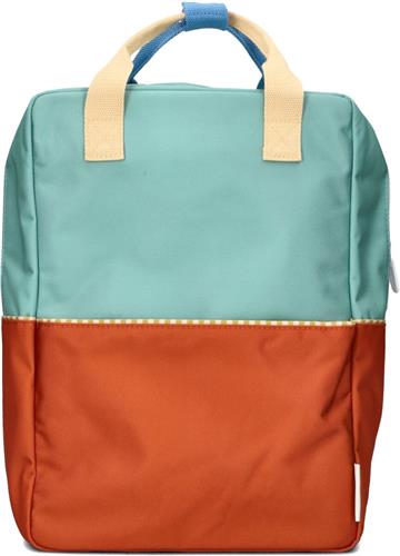 Sticky Lemon Backpack/Boekentas Large Wonders - Aquatic Green + Shipwreck Rust