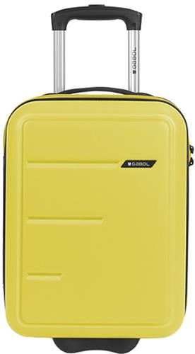 Gabol Handbagage koffer / Underseater / Trolley 44 x 30 x 20 cm - Future Plus - Geel