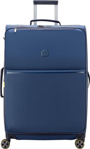 Delsey Turenne Soft - 76 cm Vergrootbare Reiskoffer - Blauw