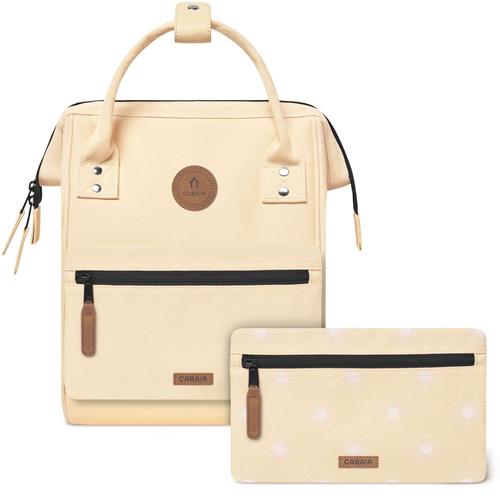 CABAIA vrije tijd rugzak rugzak met laptopvak Adventurer Denim Backpack 10L Ibiza Lichtgeel