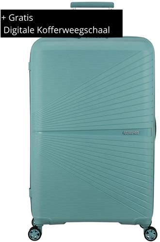 American Tourister Reiskoffer - Airconic spinner (4 wiel) 77/28 TSA - Dusty Turquoise - 3,2 kg