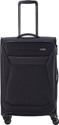 Travelite Chios 4 Wheel Trolley M 67 cm Expandable Black