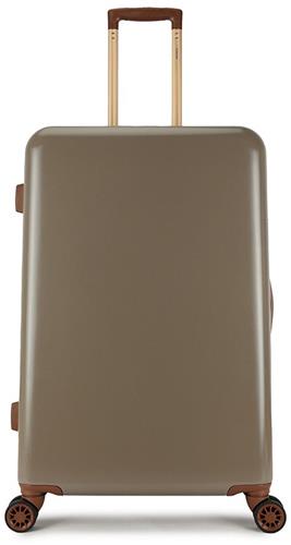 Decent Retro Koffer Groot 76 cm Taupe