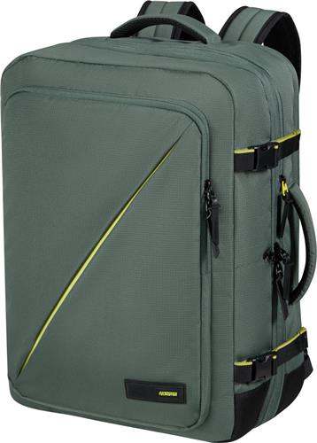 American Tourister rugzak - Take2Cabin Travel BP L - uitbreidbaar - Dark Forest - 48 l