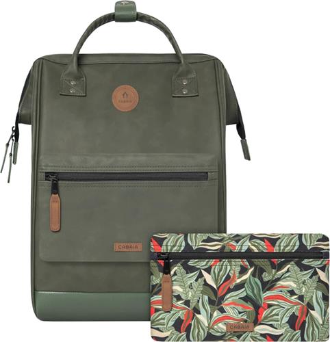Cabaia laptoprugzak / Rugtas / Schooltas - 15 inch - Adventurer Large - Groen
